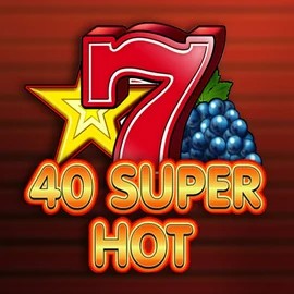 40 Super Hot slot logo by Amusnet Interactive at SpinLander Casino