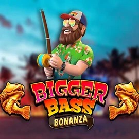 Bigger Bass Bonanza game by Pragmatic Play – logo hosted on SpinLander Casino