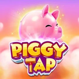 Piggy Tap slot logo by Onlyplay at SpinLander Casino